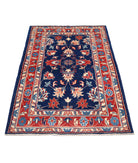 Ziegler 3'2'' X 4'9'' Hand-Knotted Wool Rug 3'2'' x 4'9'' (95 X 143) / Blue / N/A