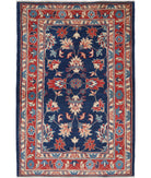 Ziegler 3'2'' X 4'9'' Hand-Knotted Wool Rug 3'2'' x 4'9'' (95 X 143) / Blue / N/A