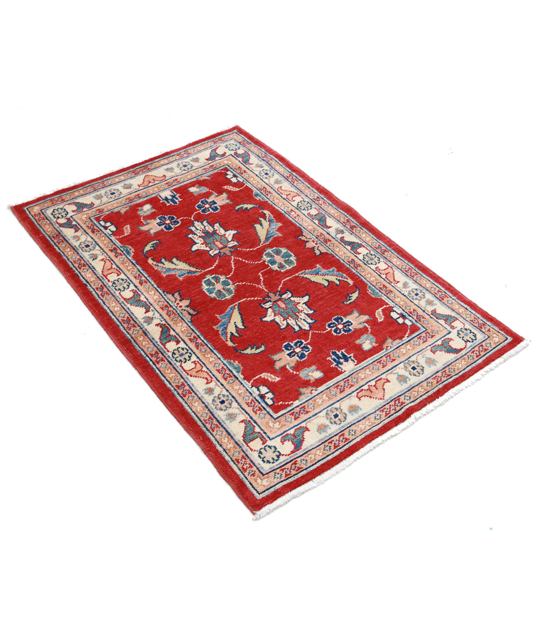 Ziegler 2'8'' X 3'10'' Hand-Knotted Wool Rug 2'8'' x 3'10'' (80 X 115) / Red / N/A