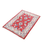 Ziegler 2'8'' X 3'10'' Hand-Knotted Wool Rug 2'8'' x 3'10'' (80 X 115) / Red / N/A