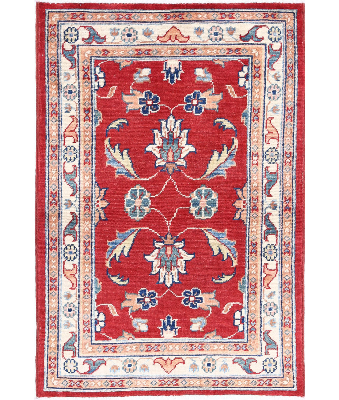Ziegler 2'8'' X 3'10'' Hand-Knotted Wool Rug 2'8'' x 3'10'' (80 X 115) / Red / N/A