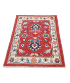 Ziegler 2'7'' X 3'8'' Hand-Knotted Wool Rug 2'7'' x 3'8'' (78 X 110) / Red / N/A