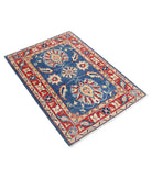 Ziegler 2'8'' X 3'10'' Hand-Knotted Wool Rug 2'8'' x 3'10'' (80 X 115) / Blue / N/A