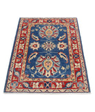 Ziegler 2'8'' X 3'10'' Hand-Knotted Wool Rug 2'8'' x 3'10'' (80 X 115) / Blue / N/A