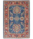 Ziegler 2'8'' X 3'10'' Hand-Knotted Wool Rug 2'8'' x 3'10'' (80 X 115) / Blue / N/A