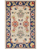 Ziegler 2'6'' X 3'10'' Hand-Knotted Wool Rug 2'6'' x 3'10'' (75 X 115) / Ivory / N/A