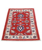 Ziegler 2'8'' X 3'8'' Hand-Knotted Wool Rug 2'8'' x 3'8'' (80 X 110) / Red / N/A