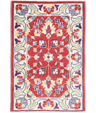 Ziegler 2'1'' X 3'0'' Hand-Knotted Wool Rug 2'1'' x 3'0'' (63 X 90) / Red / N/A