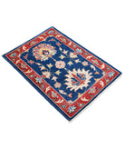 Ziegler 2'1'' X 2'10'' Hand-Knotted Wool Rug 2'1'' x 2'10'' (63 X 85) / Blue / N/A