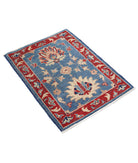 Ziegler 2'2'' X 2'11'' Hand-Knotted Wool Rug 2'2'' x 2'11'' (65 X 88) / Blue / N/A