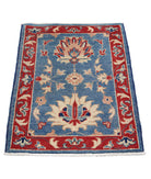 Ziegler 2'2'' X 2'11'' Hand-Knotted Wool Rug 2'2'' x 2'11'' (65 X 88) / Blue / N/A