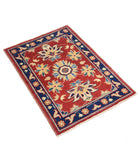 Ziegler 2'1'' X 2'2'' Hand-Knotted Wool Rug 2'1'' x 2'2'' (63 X 65) / Red / N/A