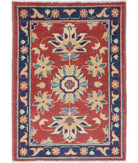 Ziegler 2'1'' X 2'2'' Hand-Knotted Wool Rug 2'1'' x 2'2'' (63 X 65) / Red / N/A