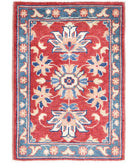 Ziegler 2'2'' X 3'0'' Hand-Knotted Wool Rug 2'2'' x 3'0'' (65 X 90) / Red / N/A