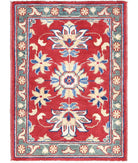 Ziegler 2'1'' X 2'9'' Hand-Knotted Wool Rug 2'1'' x 2'9'' (63 X 83) / Red / N/A