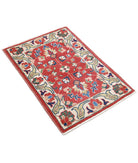 Ziegler 2'0'' X 2'11'' Hand-Knotted Wool Rug 2'0'' x 2'11'' (60 X 88) / Red / N/A