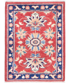 Ziegler 2'2'' X 2'10'' Hand-Knotted Wool Rug 2'2'' x 2'10'' (65 X 85) / Red / N/A