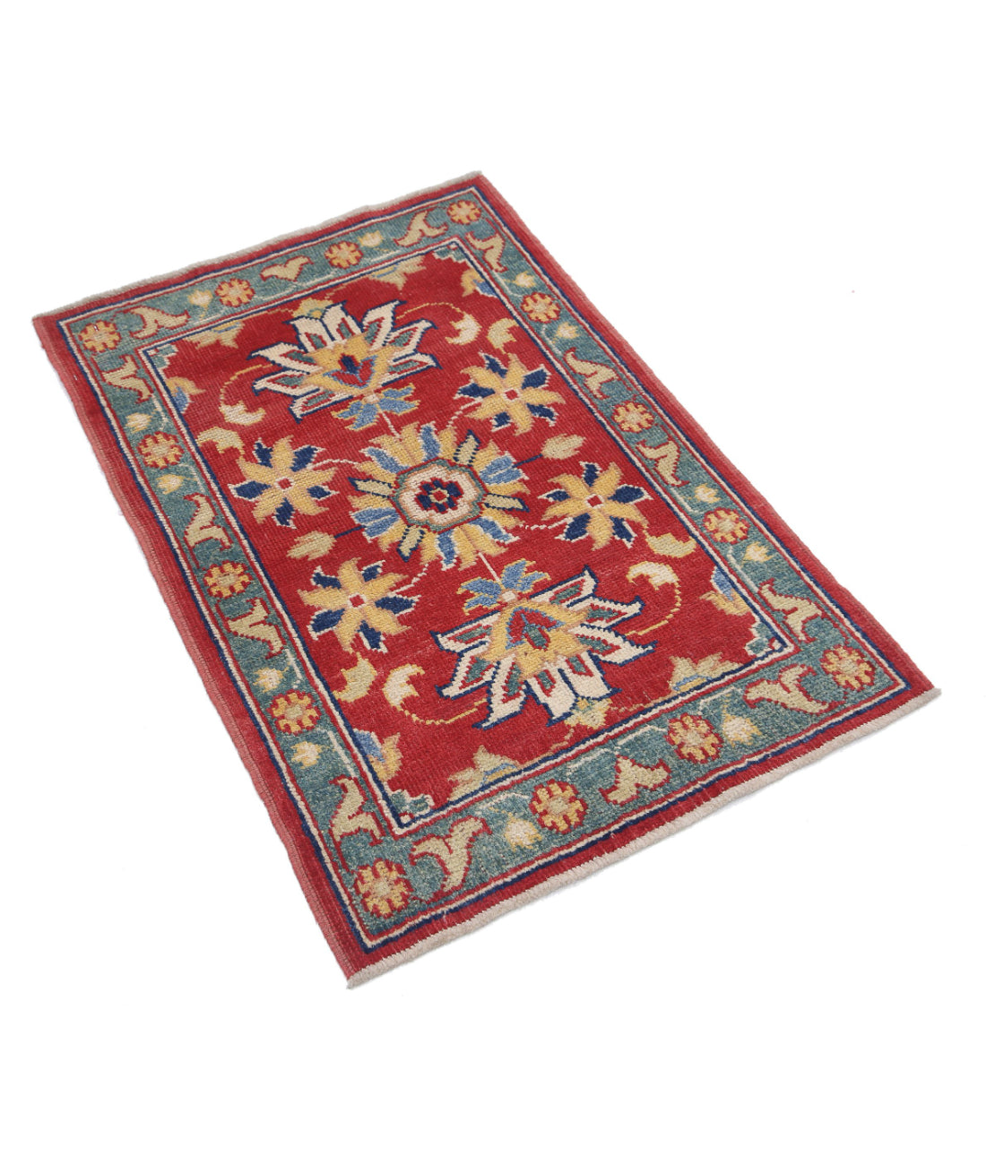 Ziegler 2'1'' X 3'0'' Hand-Knotted Wool Rug 2'1'' x 3'0'' (63 X 90) / Red / N/A