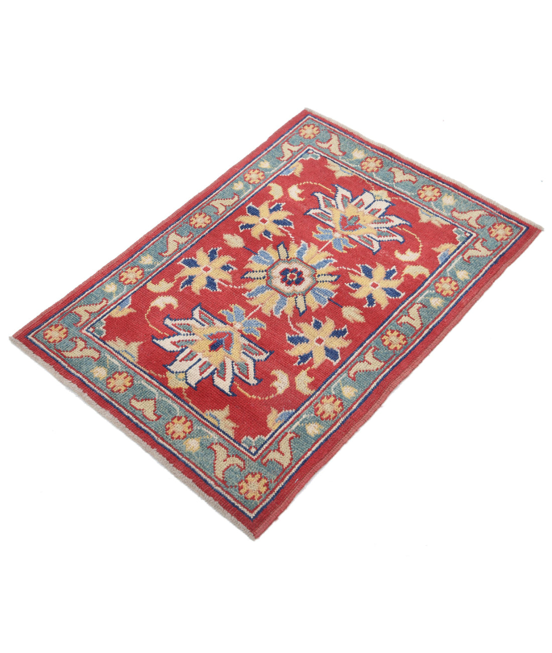 Ziegler 2'1'' X 3'0'' Hand-Knotted Wool Rug 2'1'' x 3'0'' (63 X 90) / Red / N/A