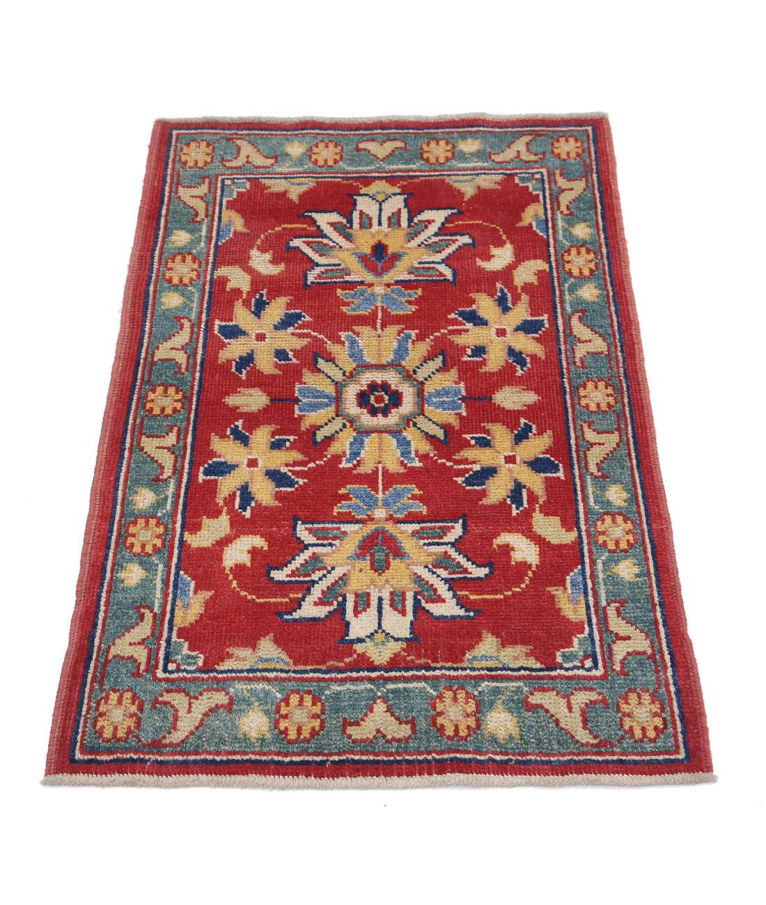 Ziegler 2'1'' X 3'0'' Hand-Knotted Wool Rug 2'1'' x 3'0'' (63 X 90) / Red / N/A