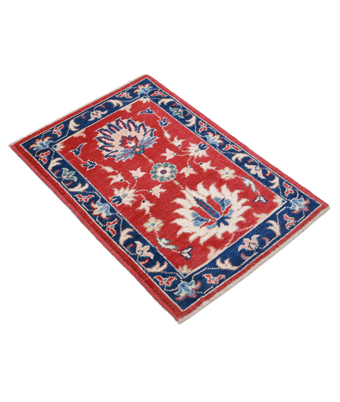 Ziegler 2'1'' X 2'10'' Hand-Knotted Wool Rug 2'1'' x 2'10'' (63 X 85) / Red / N/A