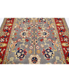 Ziegler 5'5'' X 7'4'' Hand-Knotted Wool Rug 5'5'' x 7'4'' (163 X 220) / Grey / Red