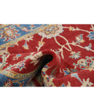 Ziegler 5'1'' X 6'6'' Hand-Knotted Wool Rug 5'1'' x 6'6'' (153 X 195) / Red / Blue