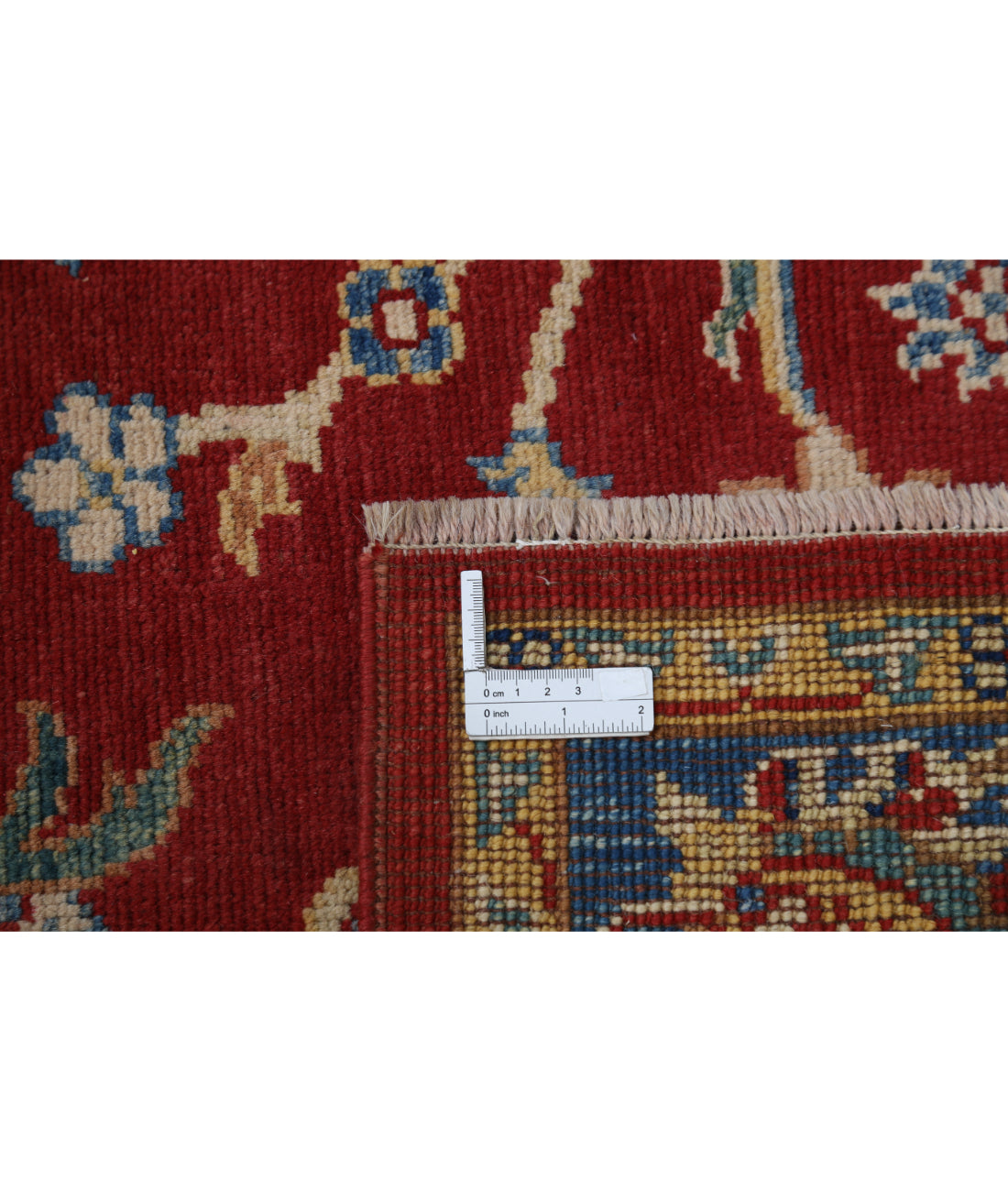 Ziegler 5'1'' X 6'6'' Hand-Knotted Wool Rug 5'1'' x 6'6'' (153 X 195) / Red / Blue