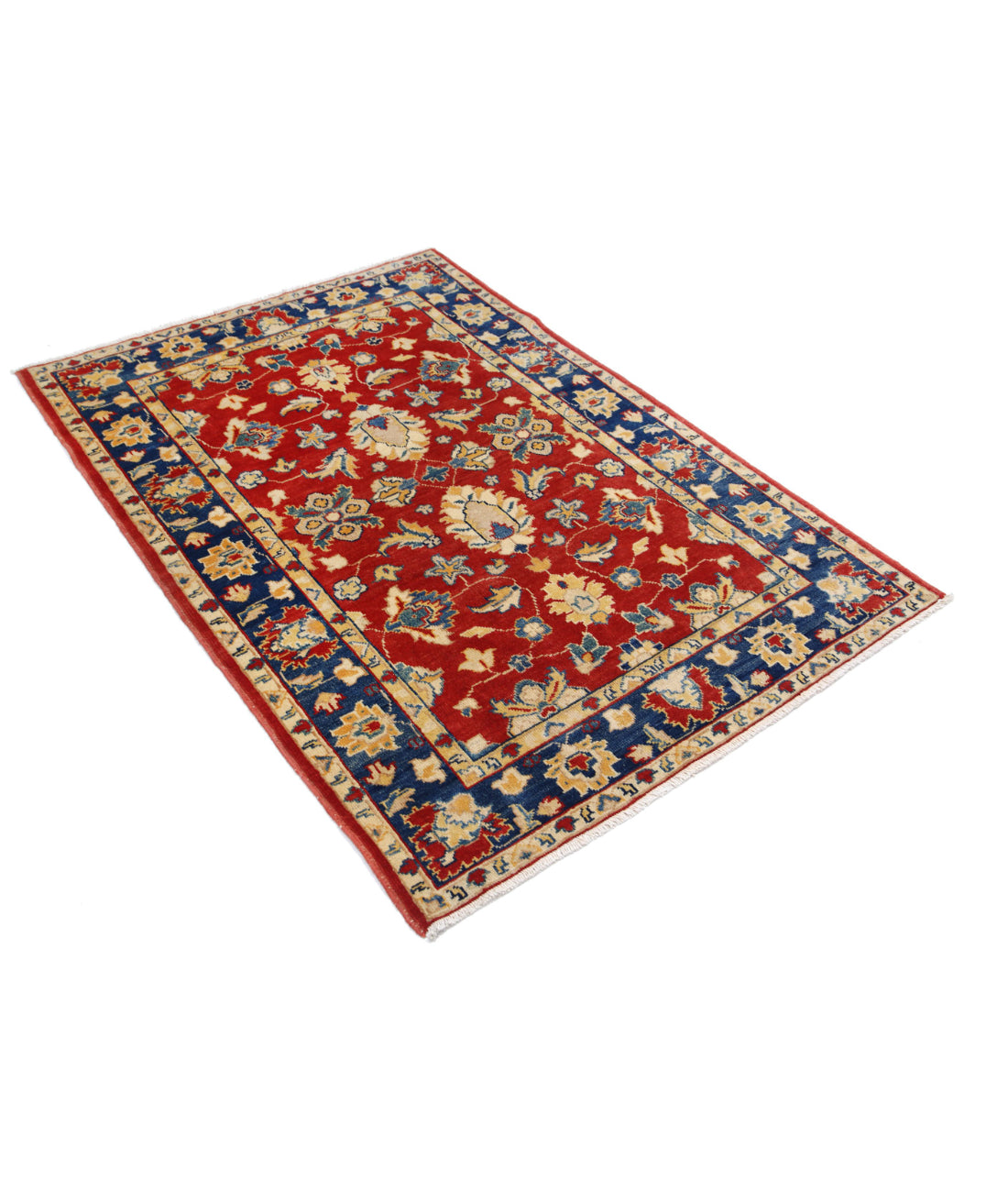 Ziegler 3'11'' X 6'6'' Hand-Knotted Wool Rug 3'11'' x 6'6'' (118 X 195) / Red / N/A