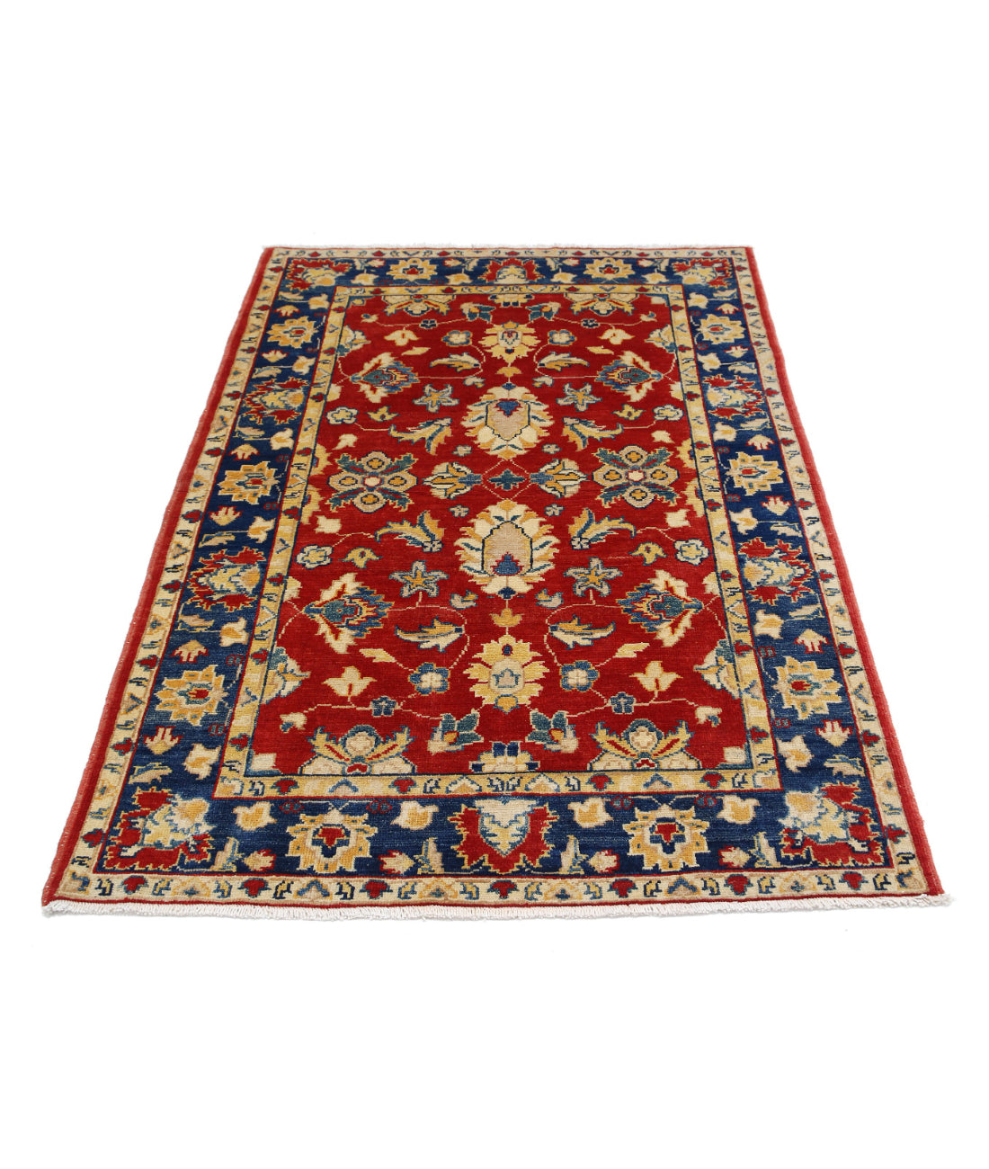 Ziegler 3'11'' X 6'6'' Hand-Knotted Wool Rug 3'11'' x 6'6'' (118 X 195) / Red / N/A