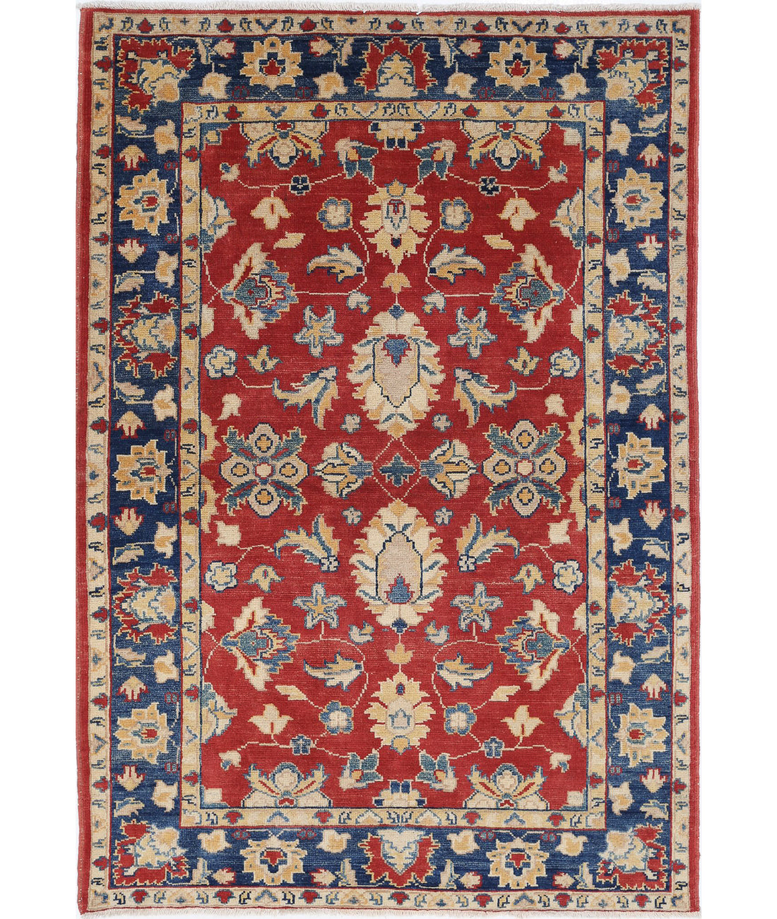 Ziegler 3'11'' X 6'6'' Hand-Knotted Wool Rug 3'11'' x 6'6'' (118 X 195) / Red / N/A