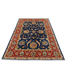 Ziegler 4'9'' X 7'1'' Hand-Knotted Wool Rug 4'9'' x 7'1'' (143 X 213) / Blue / N/A