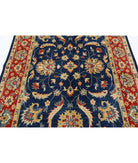 Ziegler 4'9'' X 7'1'' Hand-Knotted Wool Rug 4'9'' x 7'1'' (143 X 213) / Blue / N/A