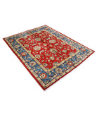 Ziegler 5'0'' X 6'4'' Hand-Knotted Wool Rug 5'0'' x 6'4'' (150 X 190) / Red / N/A