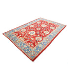 Ziegler 6'6'' X 9'8'' Hand-Knotted Wool Rug 6'6'' x 9'8'' (195 X 290) / Red / N/A