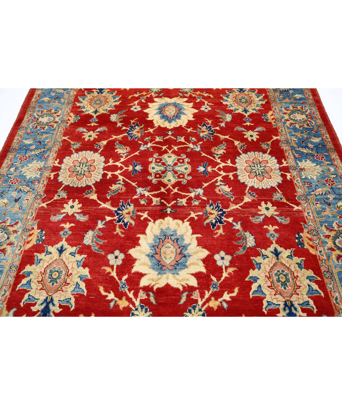 Ziegler 6'6'' X 9'8'' Hand-Knotted Wool Rug 6'6'' x 9'8'' (195 X 290) / Red / N/A