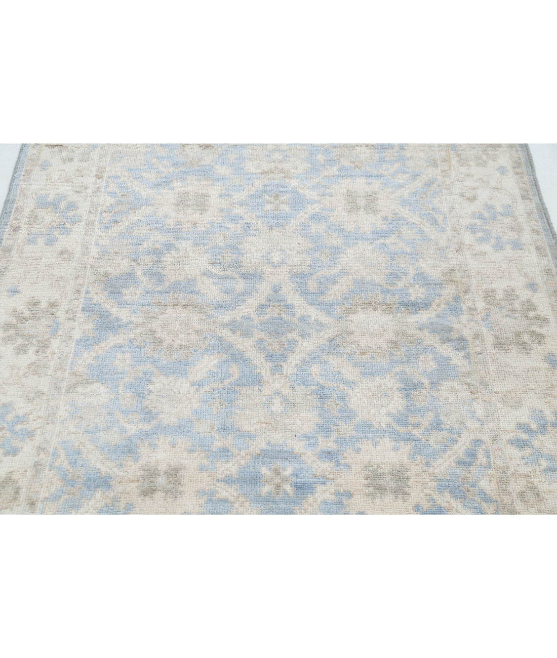 Ziegler 3'11'' X 5'10'' Hand-Knotted Wool Rug 3'11'' x 5'10'' (118 X 175) / Blue / N/A