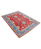 Ziegler 5'1'' X 6'1'' Hand-Knotted Wool Rug 5'1'' x 6'1'' (153 X 183) / Red / N/A