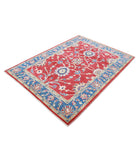 Ziegler 5'1'' X 6'1'' Hand-Knotted Wool Rug 5'1'' x 6'1'' (153 X 183) / Red / N/A