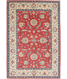 Ziegler 6'6'' X 9'8'' Hand-Knotted Wool Rug 6'6'' x 9'8'' (195 X 290) / Red / N/A