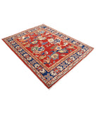 Ziegler 5'0'' X 6'4'' Hand-Knotted Wool Rug 5'0'' x 6'4'' (150 X 190) / Red / N/A