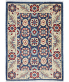 Ziegler 2'6'' X 3'7'' Hand-Knotted Wool Rug 2'6'' x 3'7'' (75 X 108) / Blue / N/A