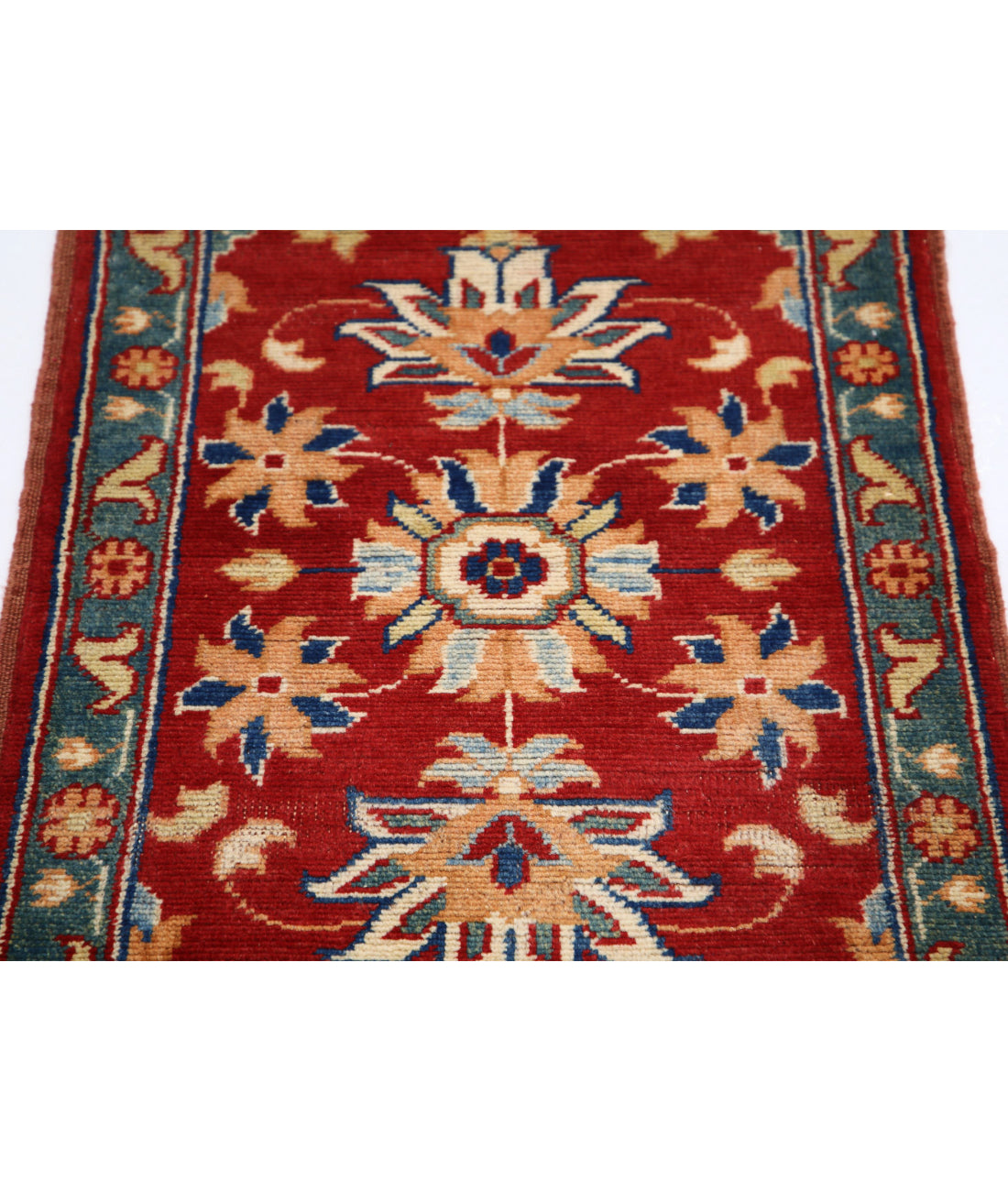 Ziegler 2'0'' X 2'11'' Hand-Knotted Wool Rug 2'0'' x 2'11'' (60 X 88) / Red / N/A