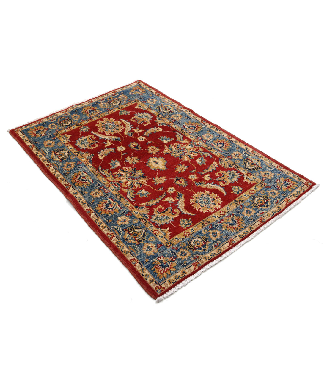 Ziegler 3'4'' X 4'9'' Hand-Knotted Wool Rug 3'4'' x 4'9'' (100 X 143) / Red / N/A