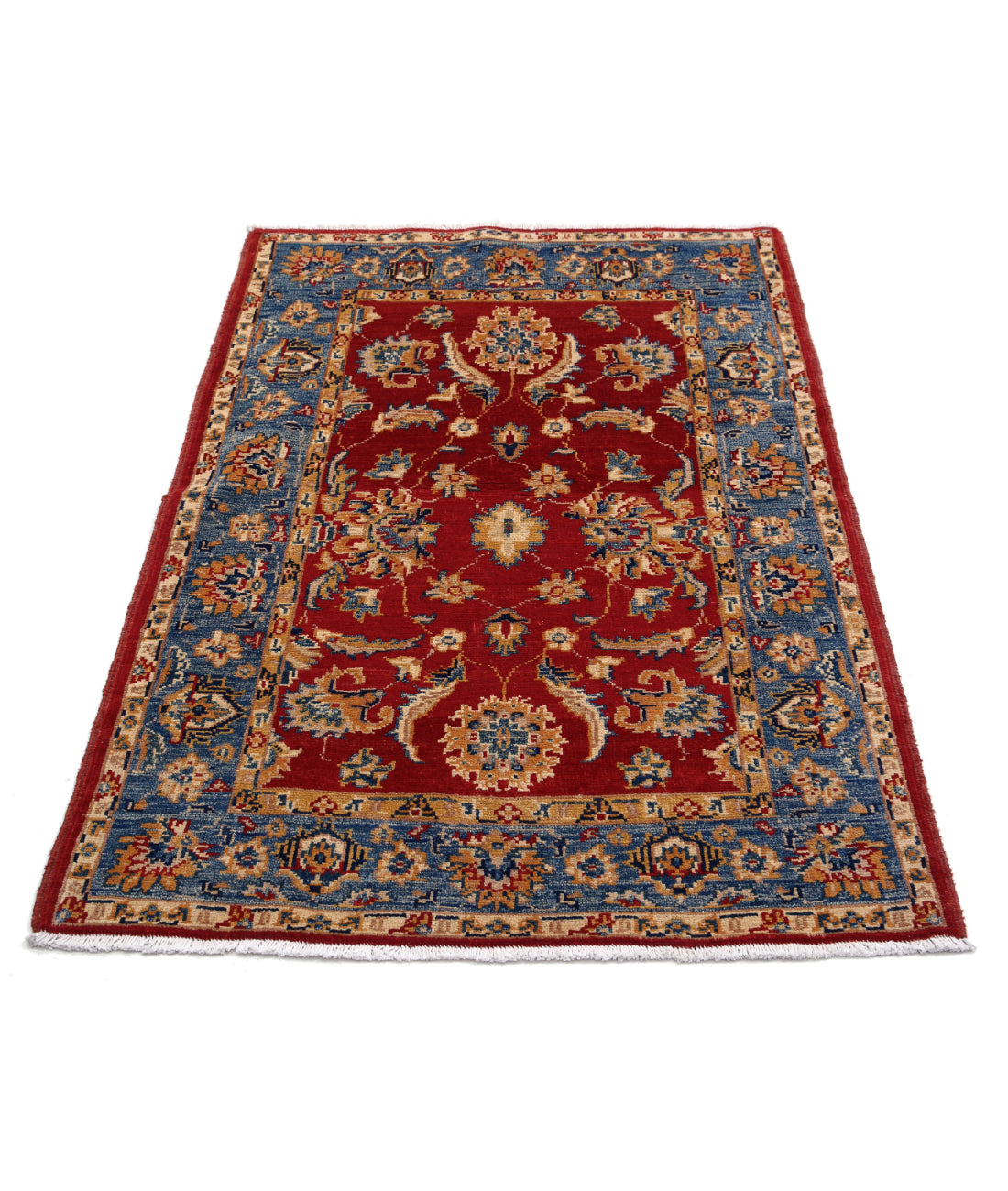 Ziegler 3'4'' X 4'9'' Hand-Knotted Wool Rug 3'4'' x 4'9'' (100 X 143) / Red / N/A