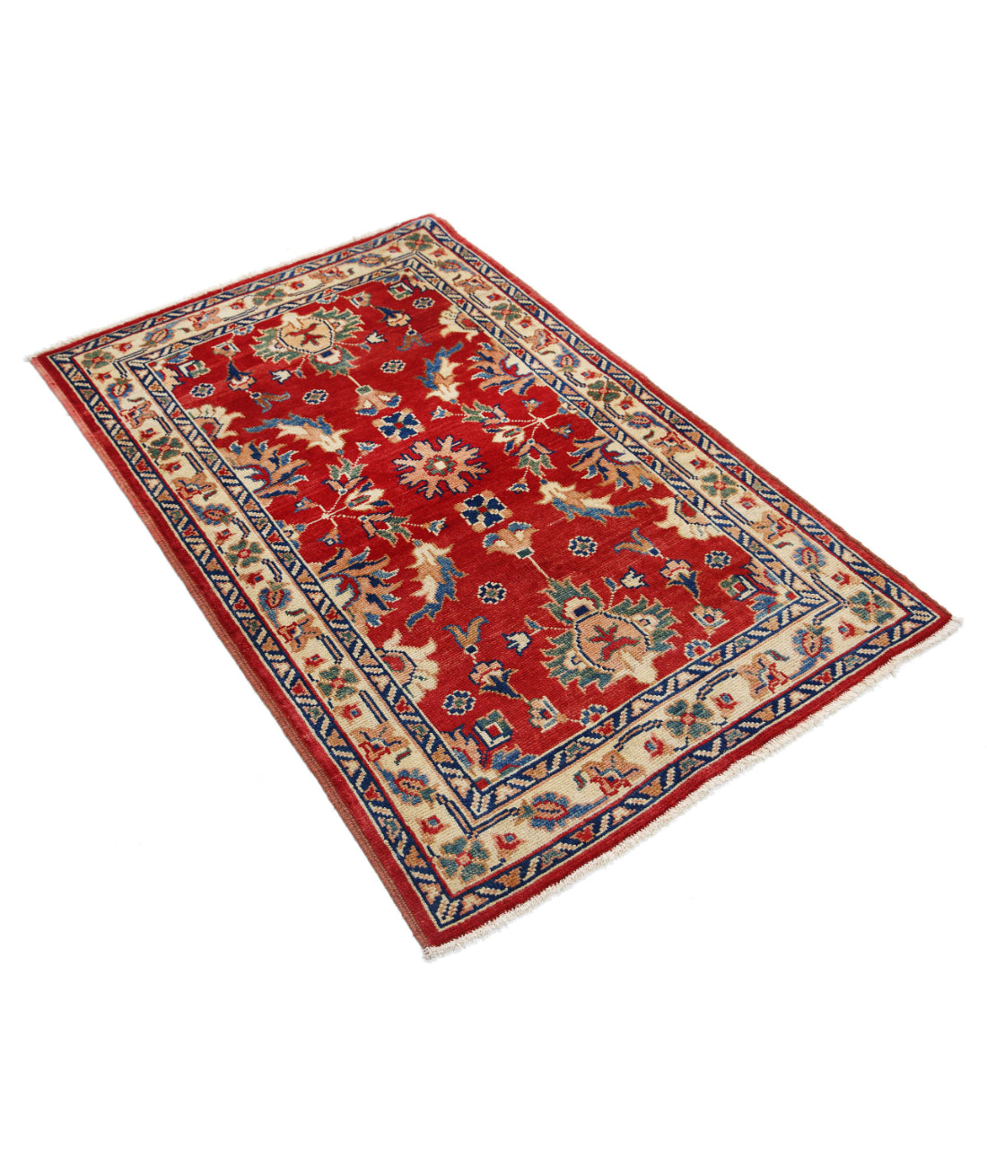 Ziegler 3'1'' X 4'9'' Hand-Knotted Wool Rug 3'1'' x 4'9'' (93 X 143) / Red / N/A