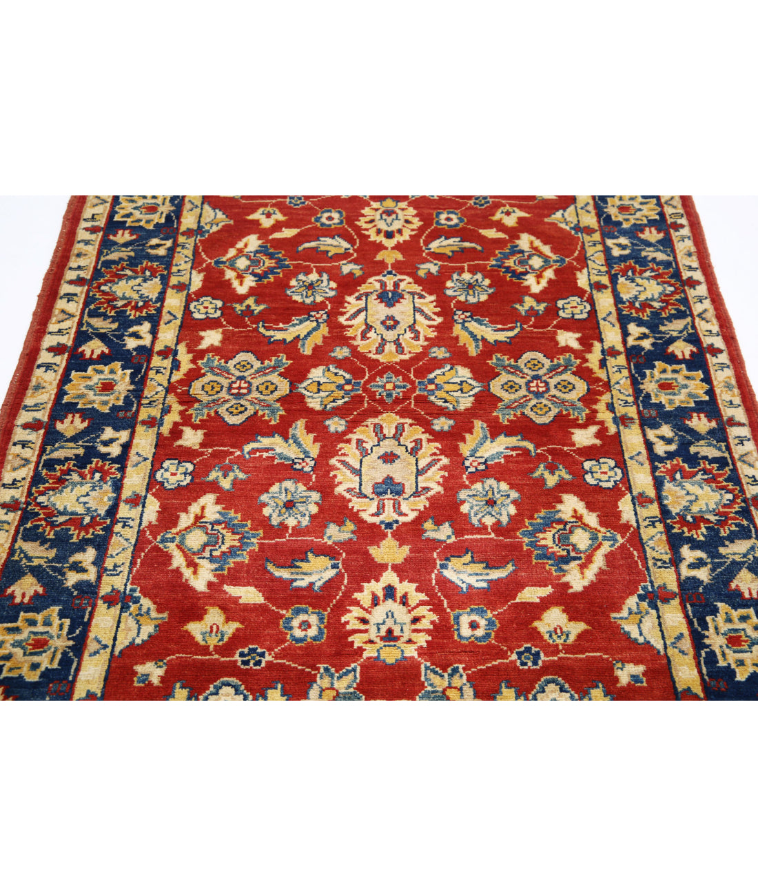 Ziegler 4'0'' X 5'10'' Hand-Knotted Wool Rug 4'0'' x 5'10'' (120 X 175) / Red / N/A