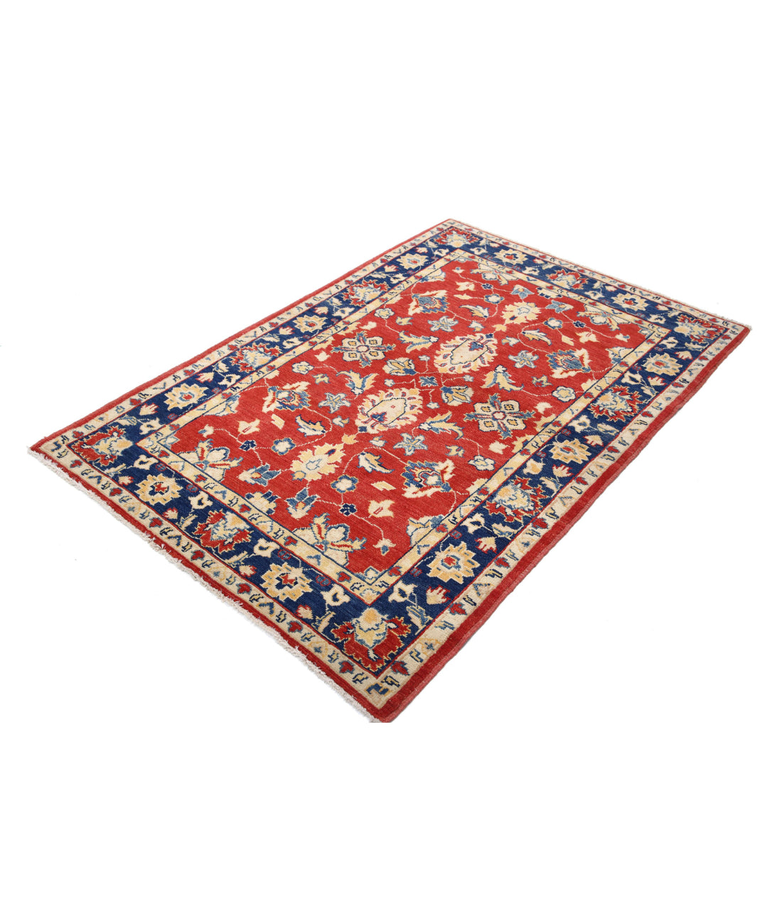 Ziegler 3'10'' X 5'8'' Hand-Knotted Wool Rug 3'10'' x 5'8'' (115 X 170) / Red / N/A