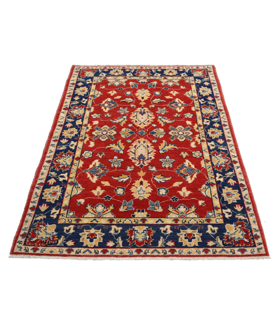 Ziegler 3'10'' X 5'8'' Hand-Knotted Wool Rug 3'10'' x 5'8'' (115 X 170) / Red / N/A