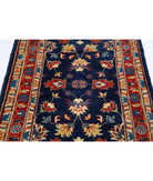 Ziegler 3'0'' X 4'8'' Hand-Knotted Wool Rug 3'0'' x 4'8'' (90 X 140) / Blue / N/A